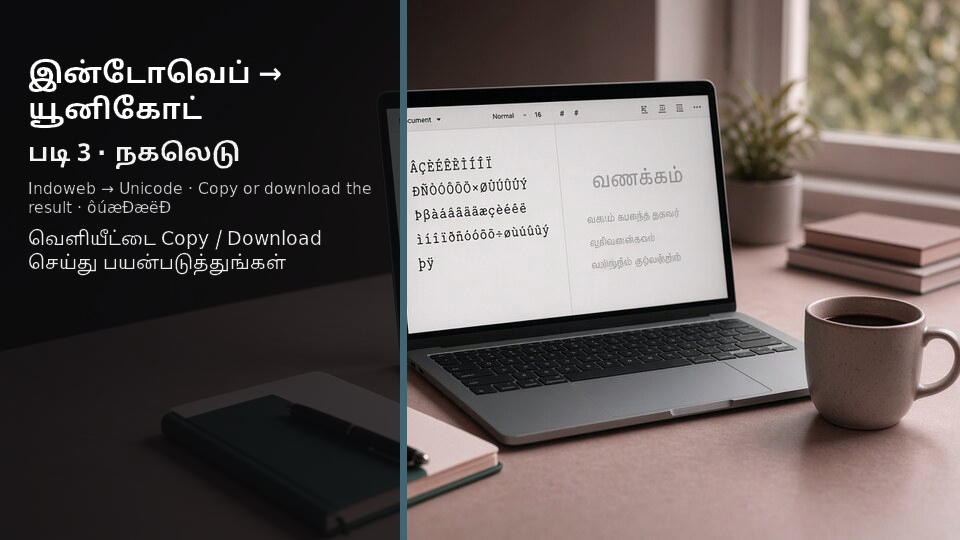Indoweb to Unicode — படி 3 copy